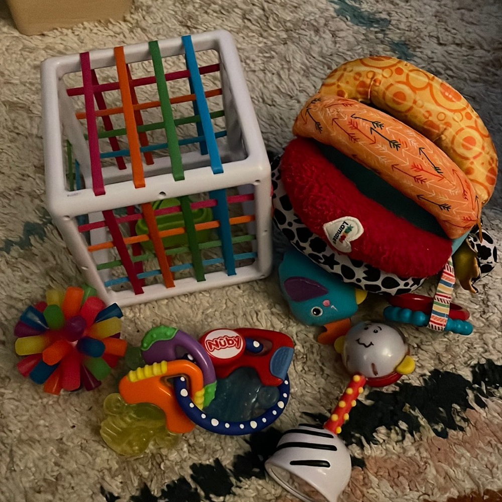 Assorted baby toys